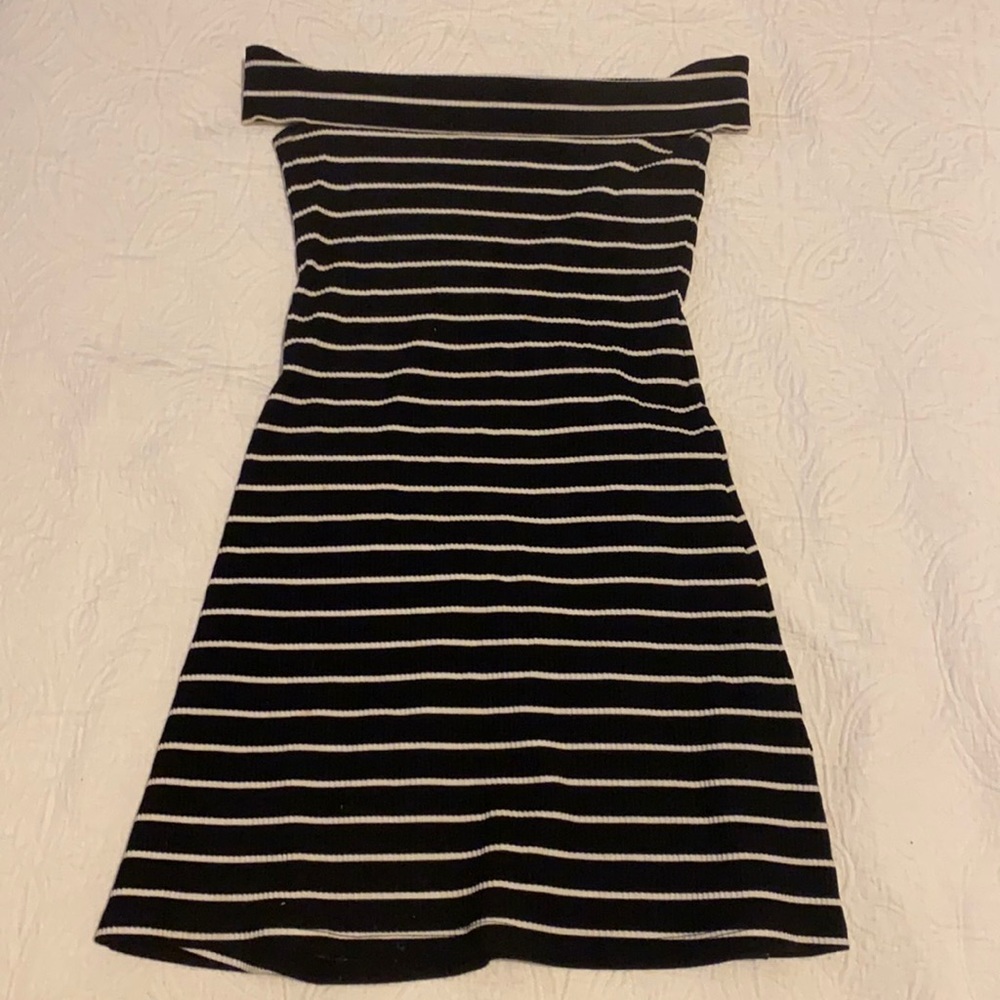 Reformation off the shoulder mini dress